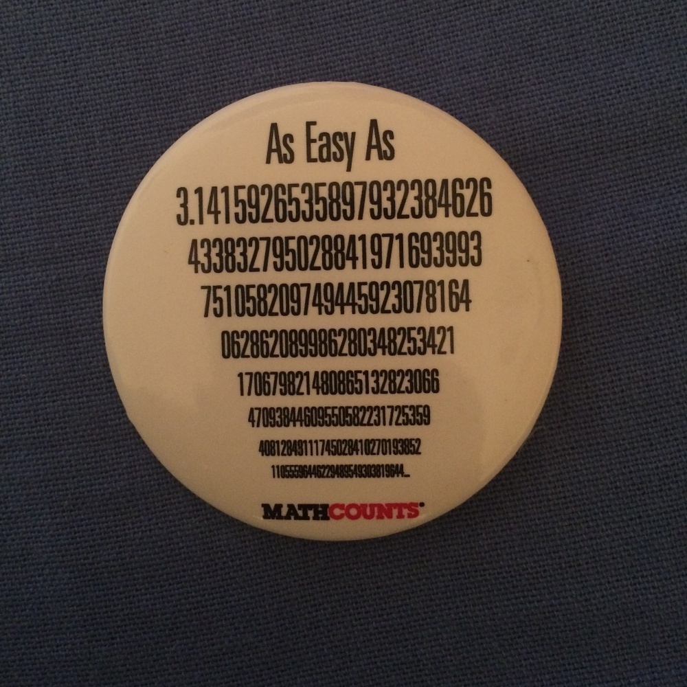 As Easy As Pi Button
